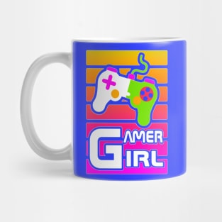 Colorful Gamer Girl Mug